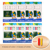 Four boxes of color chalk and four boxes of white chalk for a dust-free coloring set