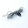Gray cord and black fabric decoration set for a 1/18 or 1/24 RC crawler.