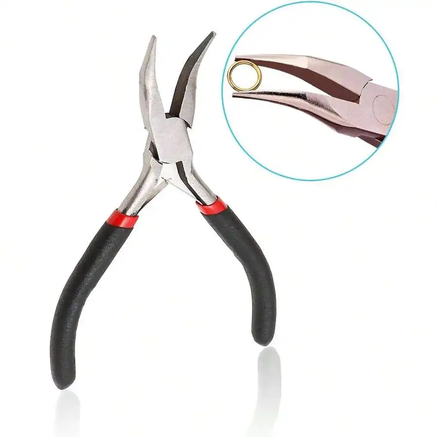 Complete Jewelry Making Tool Set with Pliers and Ring Sizer