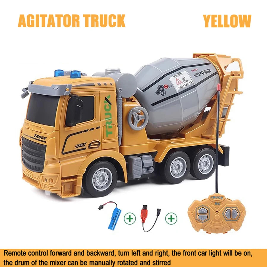 2.4G Remote Control Dump Truck with Lights and Sounds