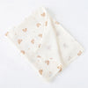 Muslin Swaddle Blanket with Floral Print – Soft, Breathable Baby Wrap for All Seasons