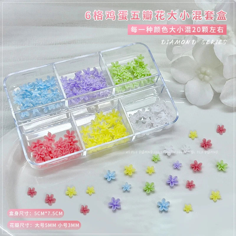 Fruit & Floral Resin Nail Art Decorations