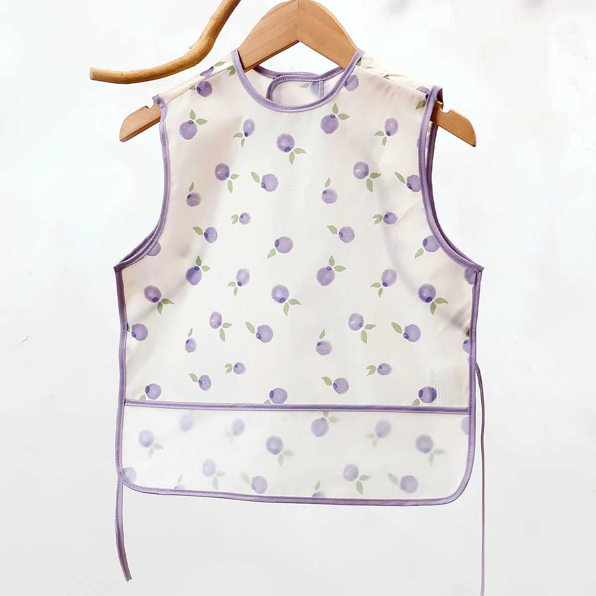 Waterproof Baby Full-Coverage Feeding Bib with Long Sleeves