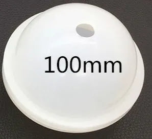 A white silicone mold with the measurement 100mm printed on it.