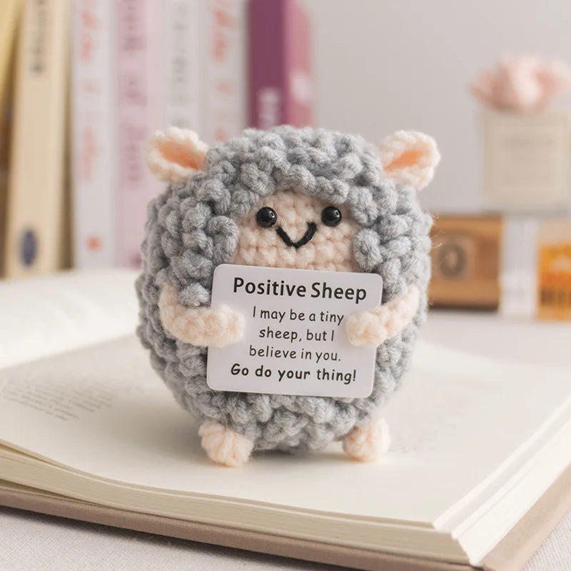 Handmade Crochet Emotional Support Cat Ornament