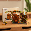 A set of York building blocks featuring a capybara theme, including a pen holder and desk organizer.