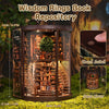 DIY Wooden Book Nook Kit — Miniature Dollhouse 3D Puzzle Bookend