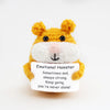 Handmade Crochet Emotional Support Cat Ornament