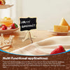 Mini wooden chalkboard signs with easels used for various events and decor