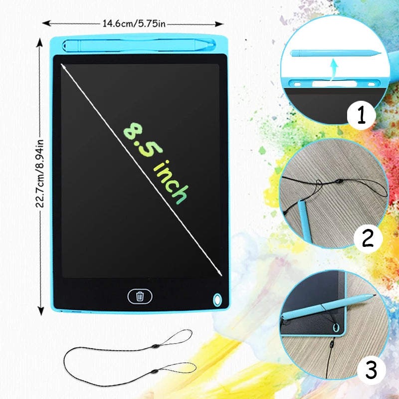 LCD Writing Tablet for Kids – Doodle Board with Lock Function