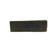 A rectangular block of salted butter labeled 4oz butter net wt 113g