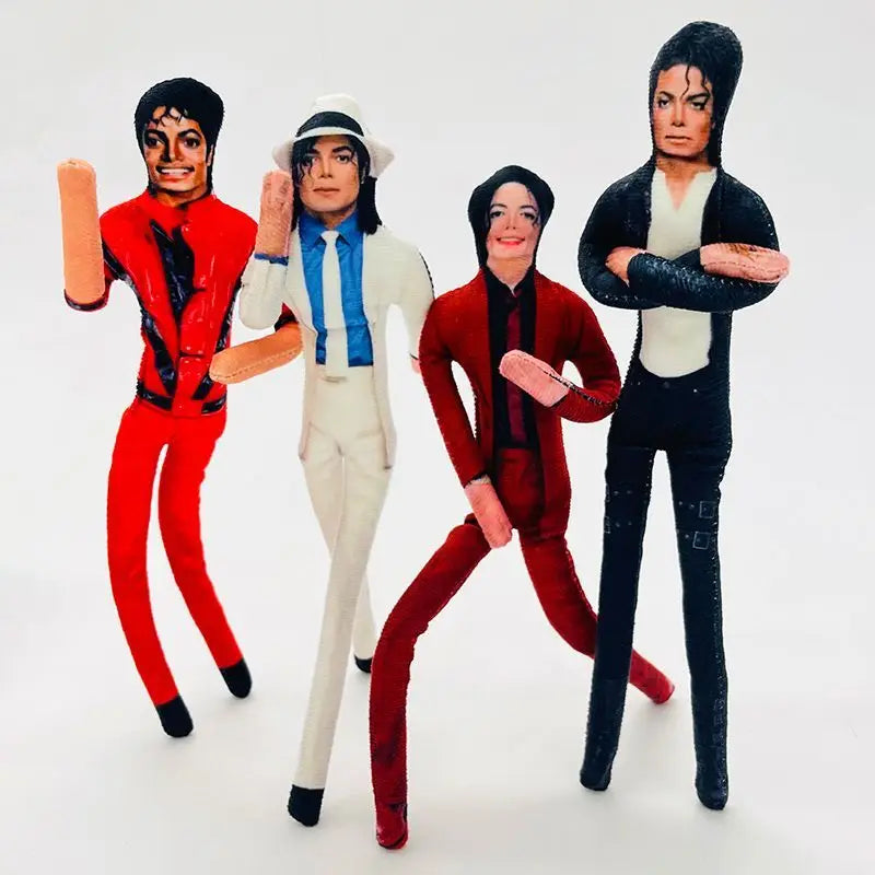 Michael Jackson Bendable Plush Doll – Poseable Collectible Figure