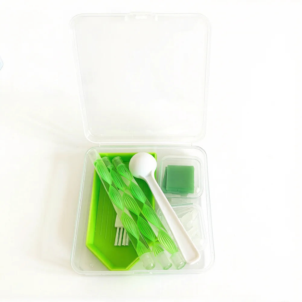 Diamond Painting Tool Kit with Storage Box and Accessories