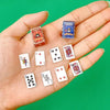 Miniature Playing Cards Set - Funny Novelty Poker for Travel & Pranks