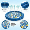 Animal Alphabet Inflatable Splash Pad for Kids