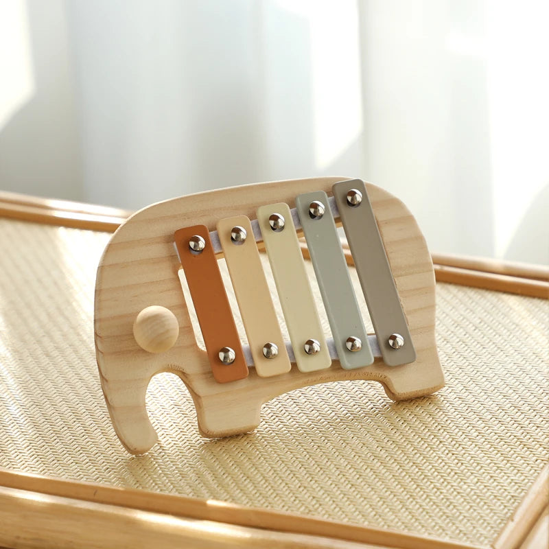 Cartoon Elephant Xylophone Musical Toy for Toddlers