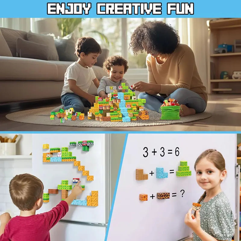 Magnetic Building Blocks STEM Learning Set