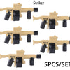 SWAT Soldier Accessories Building Block Set with Laptop and Weapons
