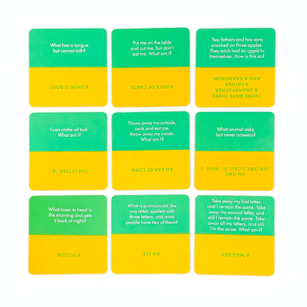 Riddle Me This: 50 Fun Dilemma Card Game for Family & Friends