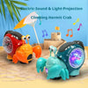 Musical Crawling Crab Toy with Lights and Sound