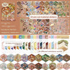 3D Landscape Sticker Collection Book for Scrapbooking & Journaling