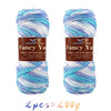 Soft Gradient Acrylic Yarn - 200g per Ball