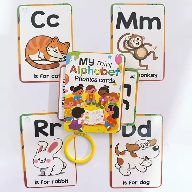 Alphabet Phonics Flash Cards for Toddlers