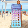 Oversized Inflatable Pool Lounger with Headrest