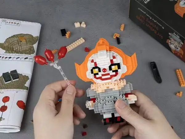 Death Reaper Clown Mini Building Blocks Set