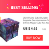 Magnetic 3D Fidget Cube – Geometric Puzzle for Creative Thinking
