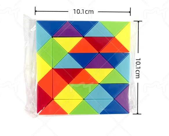 Rainbow Twist Puzzle Snake – Creative Fidget Toy for Kids & Adults