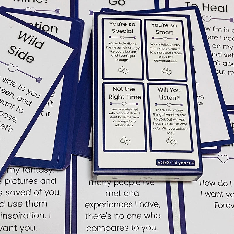 No Communication Oracle Cards – 54-Card English Deck for Reflection & Insight