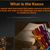 Silver Aluminum Kazoo with Vibrating Membrane