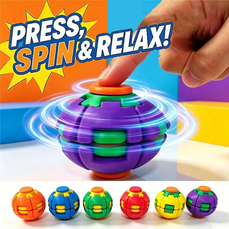 Fidget Gear Ball – Smooth Rotating Stress Relief Desktop Toy