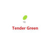 A green oval shape with the number 10 above the text Tender Green.