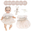 14-Inch Silicone Reborn Baby Doll with Interchangeable Outfits