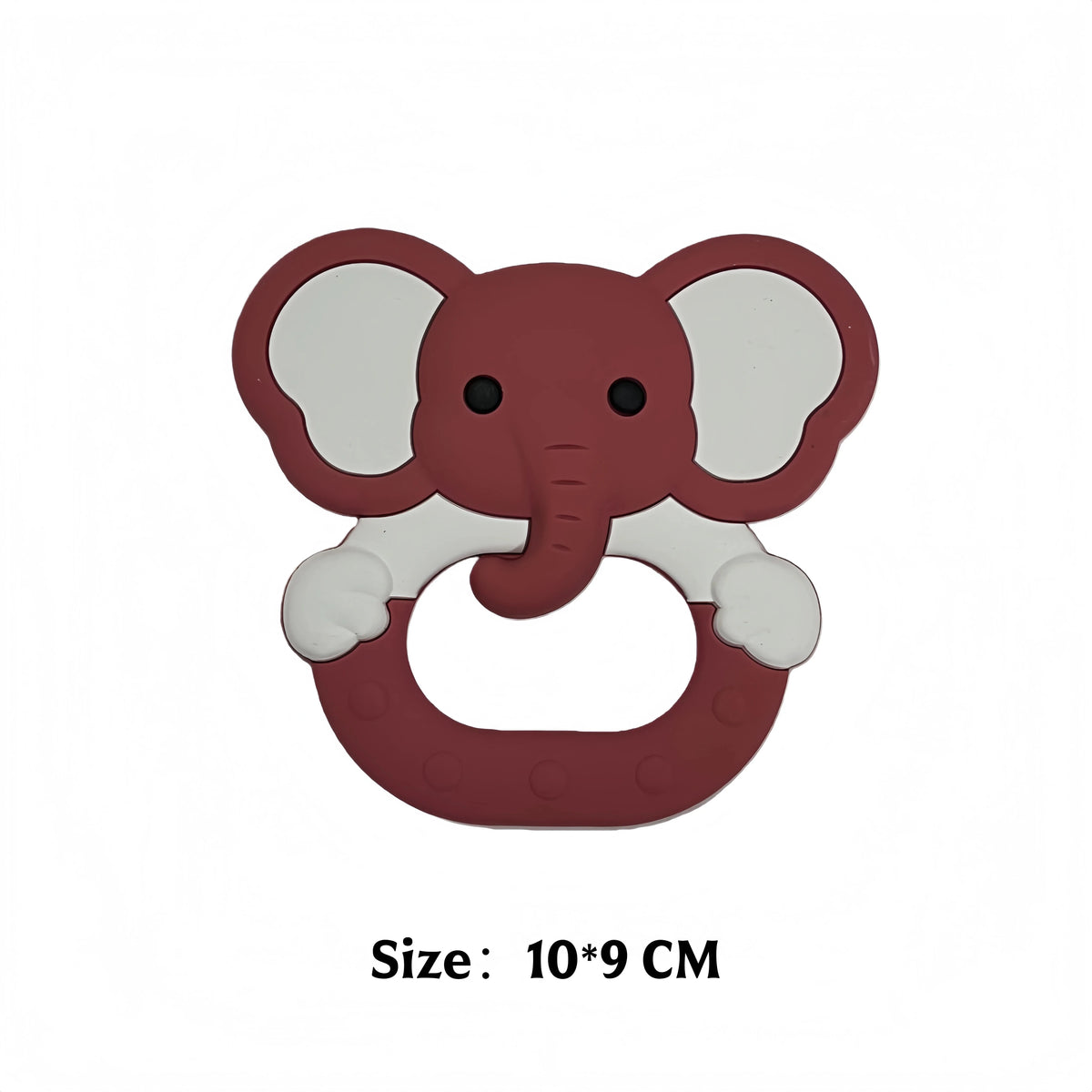 Cartoon Animal Silicone Baby Teether with Pacifier Clip