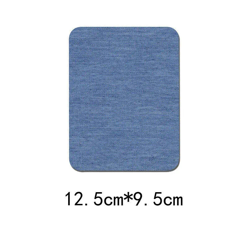 Iron-On Denim Patches for Jeans Repair & DIY Crafts