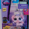A package of Little Pet Shop mini posable animal figures featuring a pink and white creature.