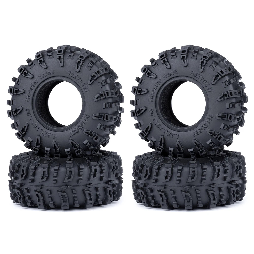 Mud Terrain RC Tires for 1/18 and 1/24 Micro Crawlers