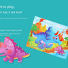 Wooden Animal Jigsaw Puzzles for Toddlers (Set of 12)