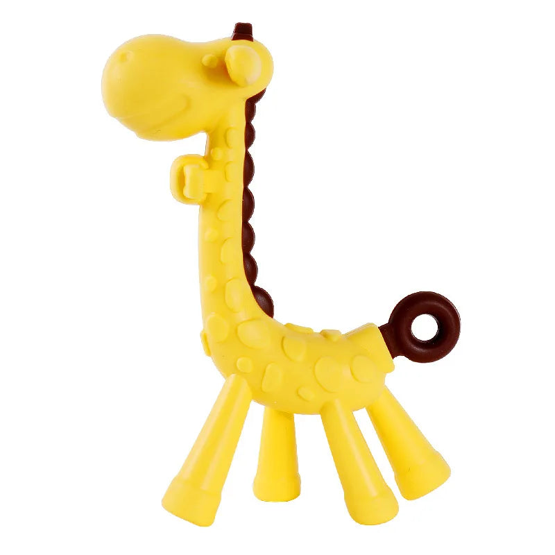 Baby Silicone Teething Brush – Banana Shape Soothing Toothbrush
