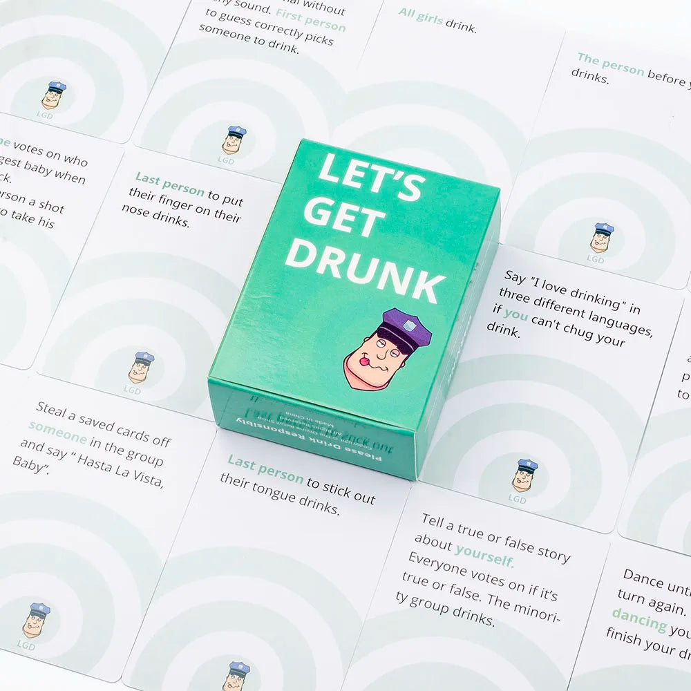 Let's Get Drunk Party Drinking Card Game
