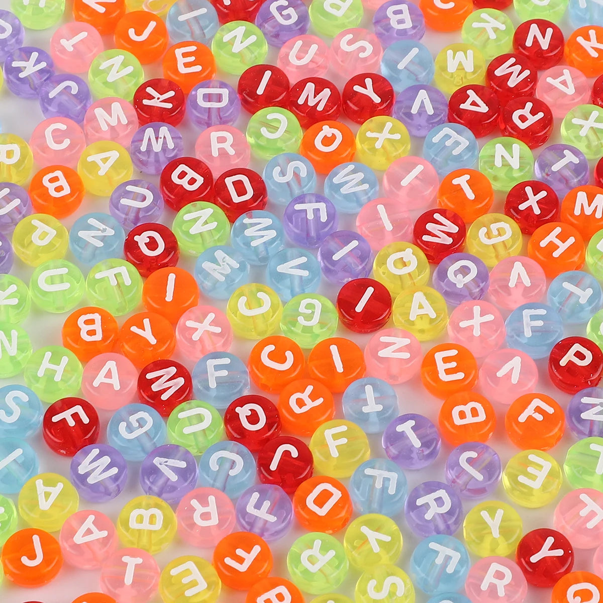Acrylic Alphabet Letter Beads Kit for Jewelry Making
