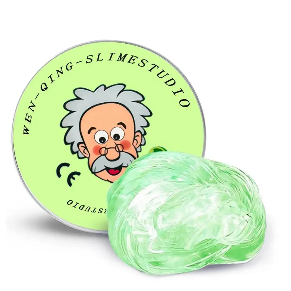 Clear Crystal Liquid Glass Thinking Putty – Stress Relief Fidget Toy