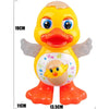 Electric Dancing Duck Toy with Music and Light-Up Eyes