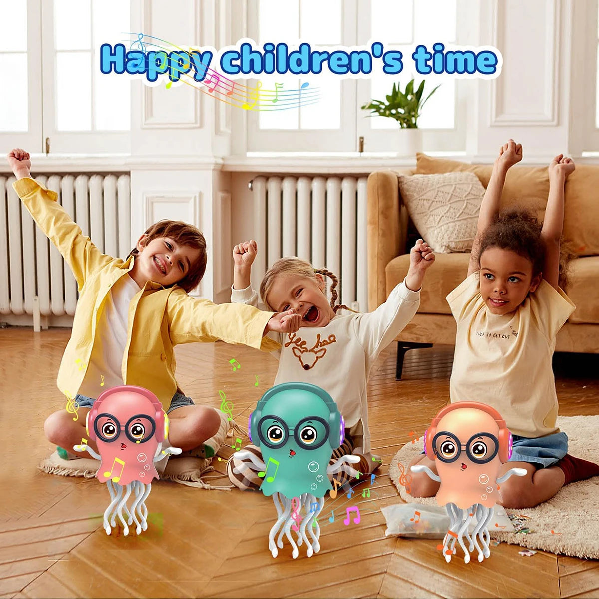 Interactive Dancing Jellyfish Toy with Auto-Sensing Avoidance