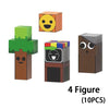 Four figure magnetic building blocks set for kids used in STEM learning and creative play
