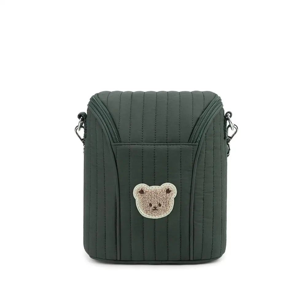 Insulated Baby Bottle Cooler Bag with Cute Bear Design