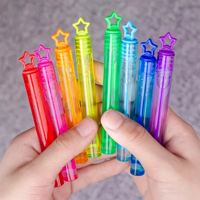 Neon Mini Bubble Wands for Party Favors & Classroom Prizes
